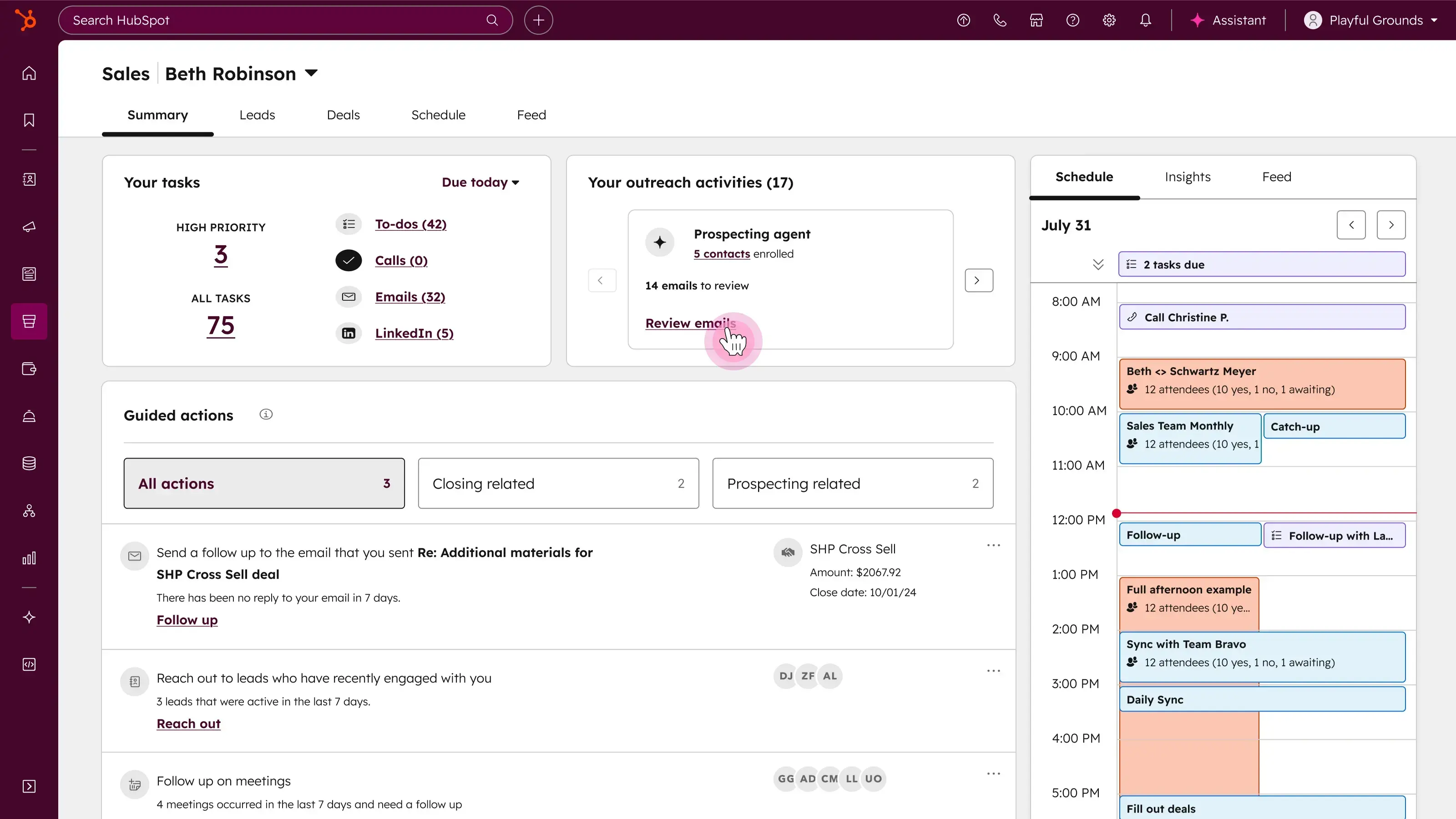 HubSpot CRM